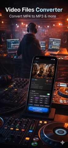 Video Files Converter: MP4,MP3 iPhone screenshot
