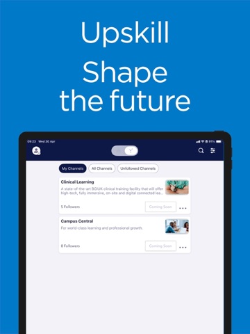 Bupa Campus iPad screenshot