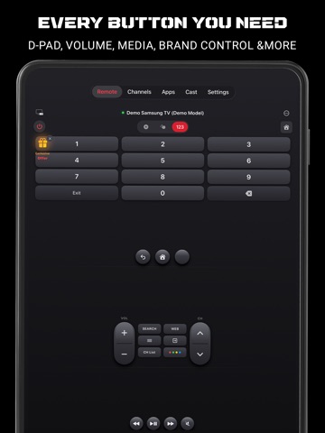 Smart Remote Control: Smart TV iPad screenshot