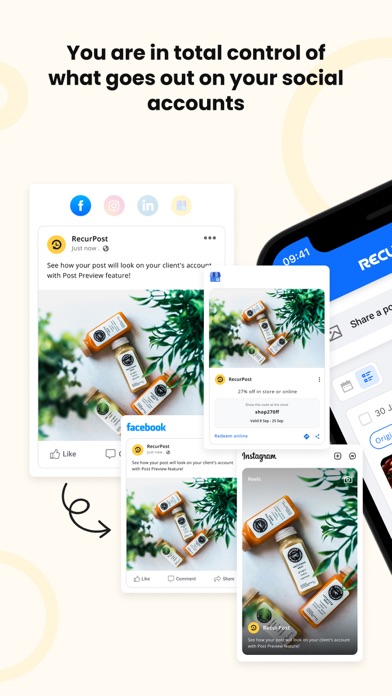 RecurPost - Social Media App Screenshot