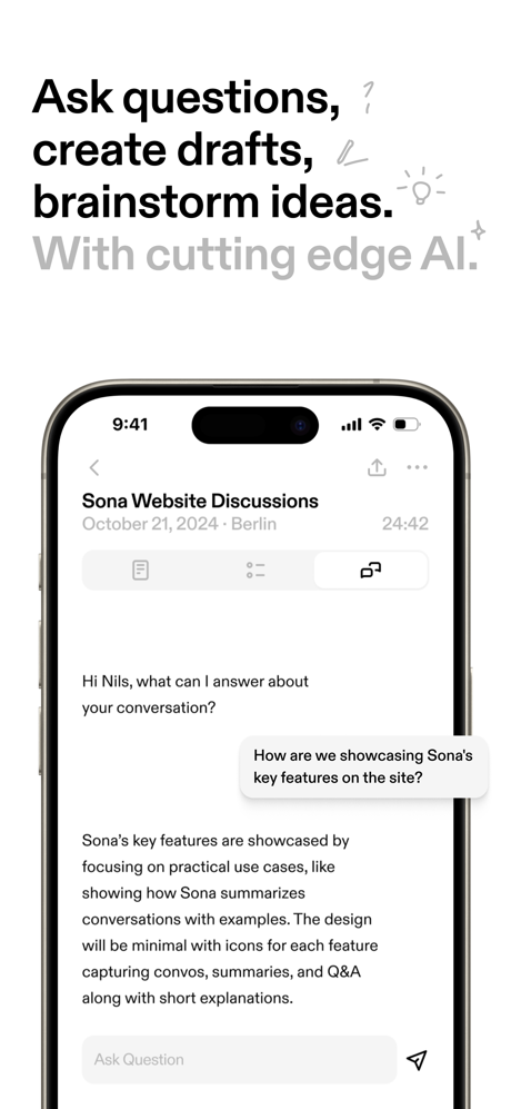Sona Insight: Voice to Text AI screenshot 3