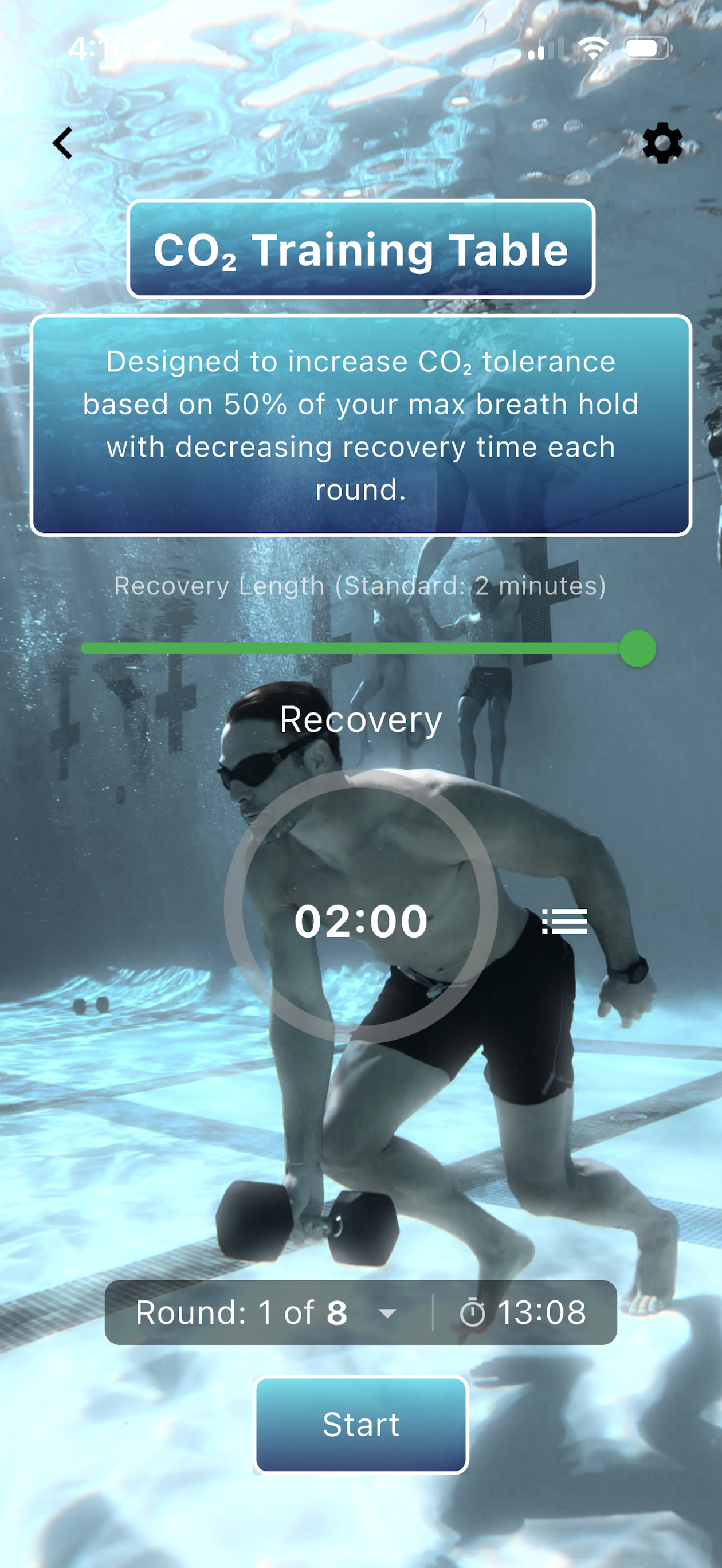 H2O Breath Hold Trainer screenshot 5