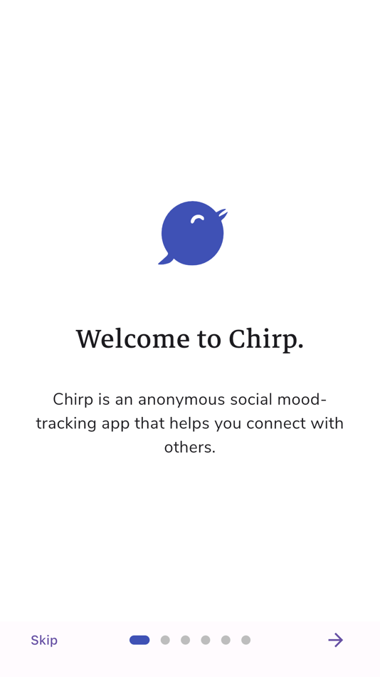 #1. Chirp: Social Mood Tracker (iOS) 由: Brown University