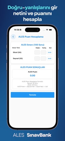 ALES & DGS SınavBank 2026 screenshot