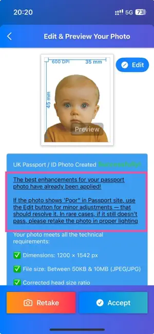 Passport Photo Go UK screenshot 4