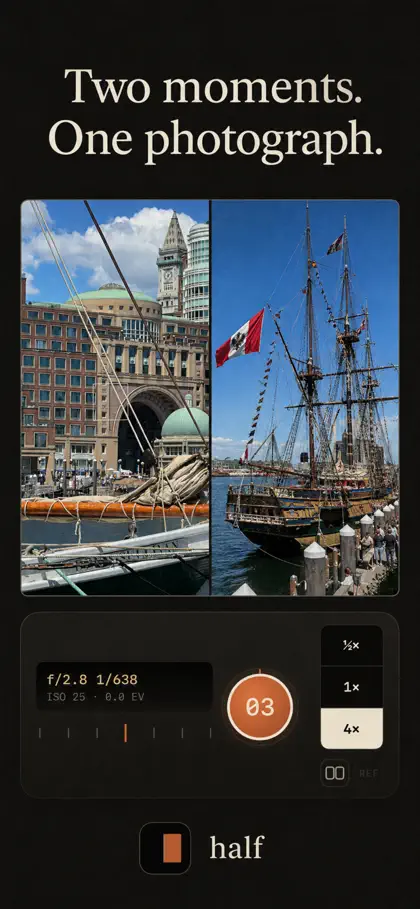 Screenshot 3 di 3 di half camera app