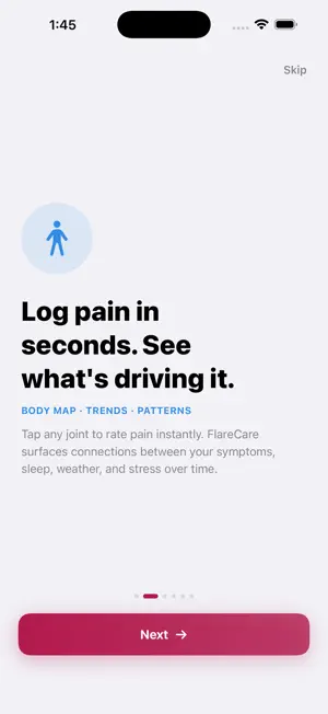 FlareCare: Symptom Tracker screenshot 4