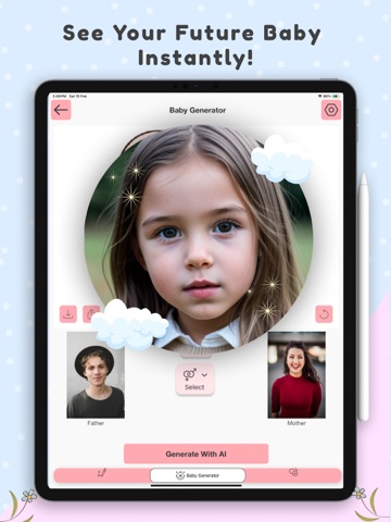 Future Baby Generator & Maker iPad screenshot