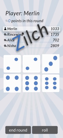 Zilch (Dice Game) Screenshot 5 of 8