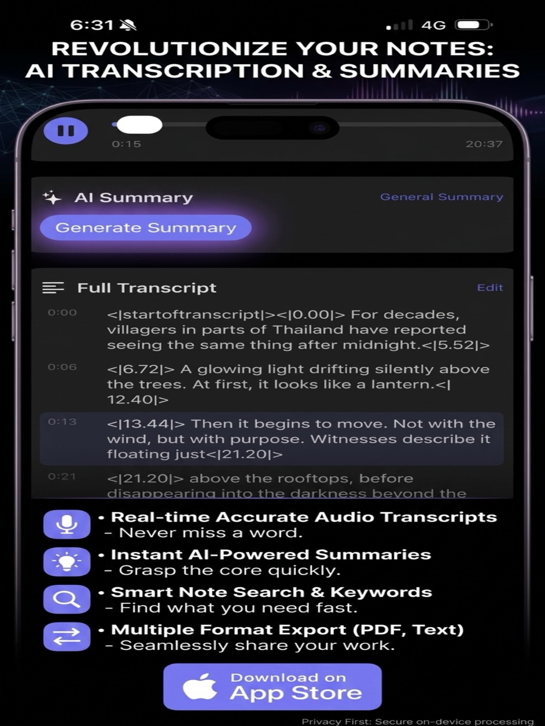 OffgridScribe screenshot 9