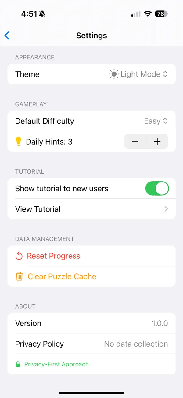 Screenshot #3 pour LocalOne Crosswords