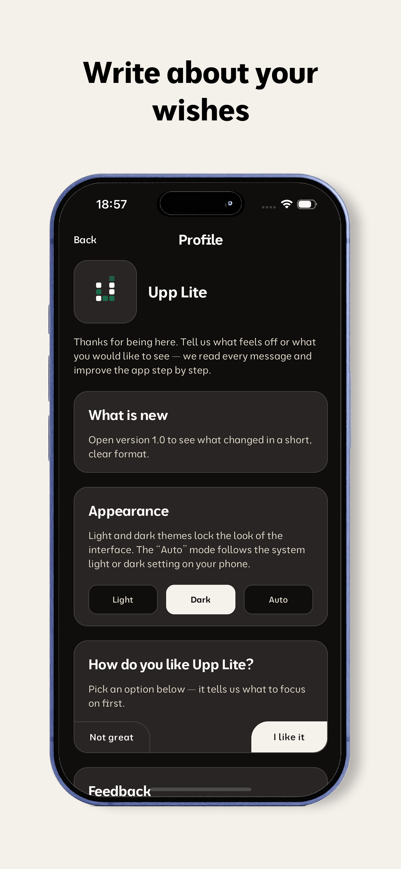 Upp Lite - Habit Tracker screenshot 5