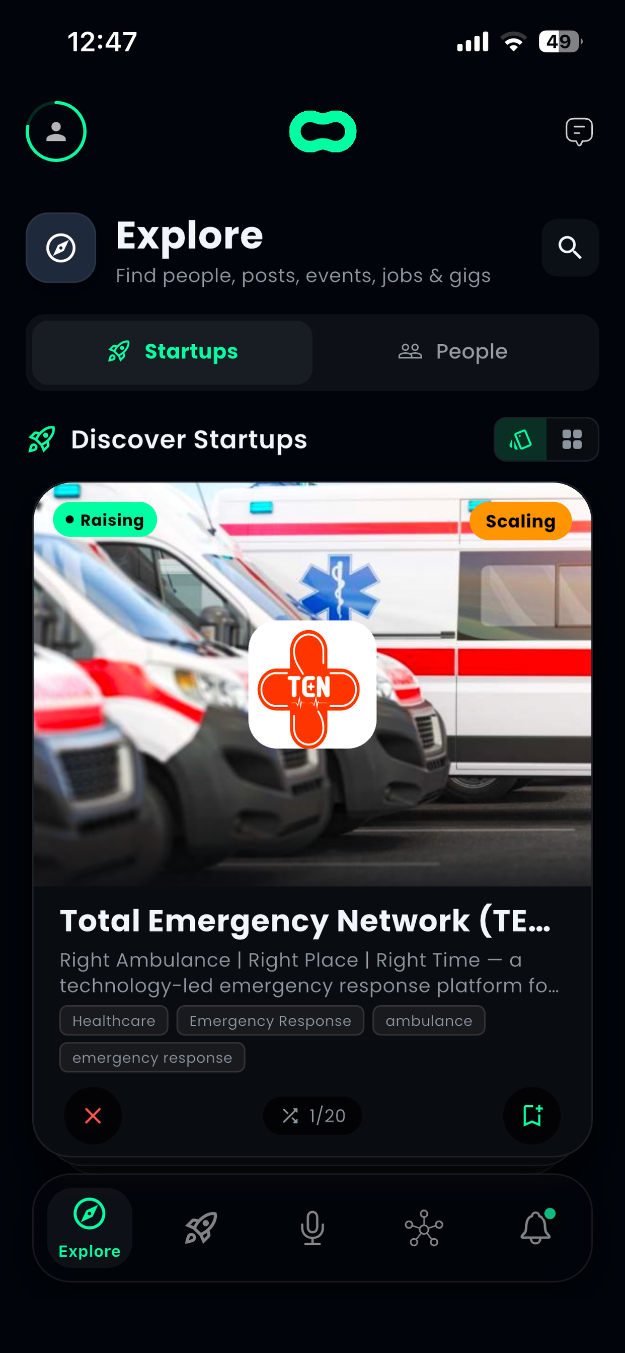 Ments: Startup Ecosystem
