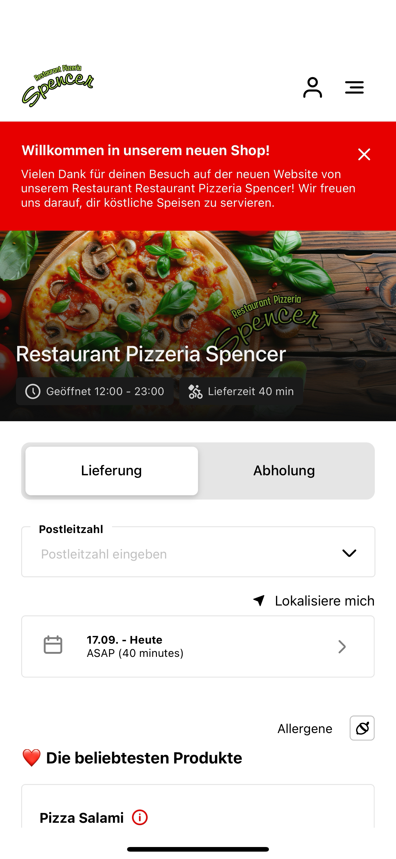 Restaurant Pizzeria Spencer