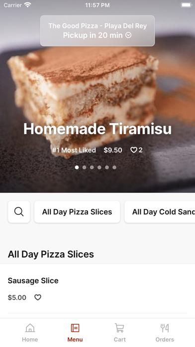 The Good Pizza LA iPhone screenshot 2 - Food & Drink app