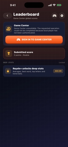 Anagram Royale iPhone screenshot