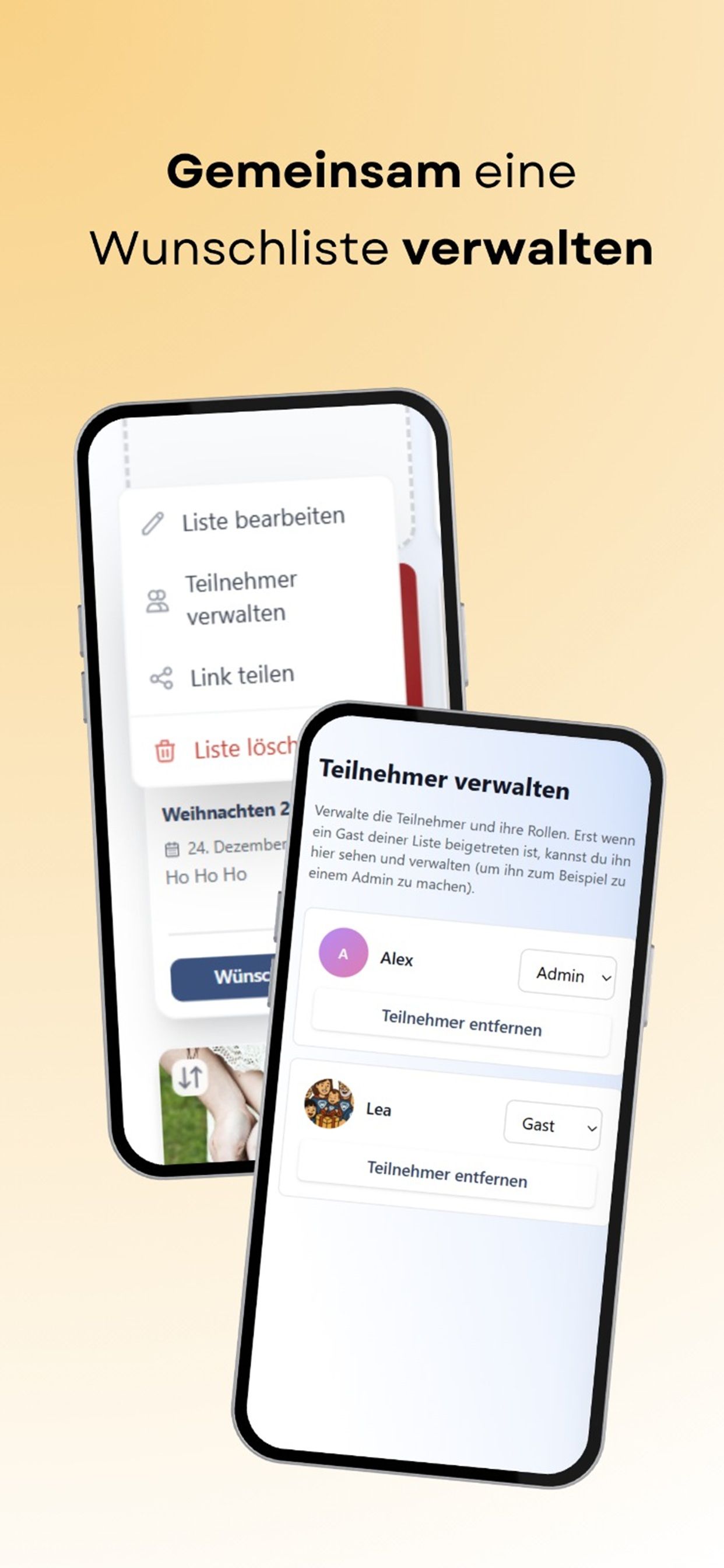 Wunschhelden - Wunschliste