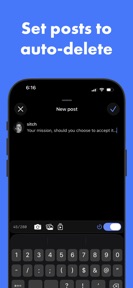 Sonnet: AI free social media screenshot