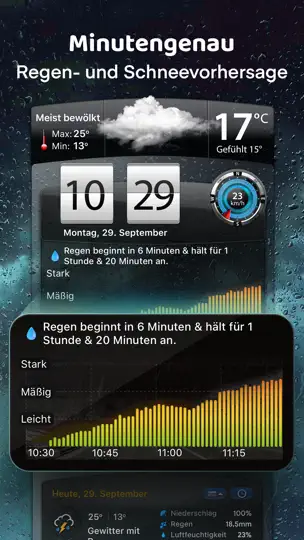 Screenshot von Wetter-Partner Pro:Wetterradar auf dem iPhone 3