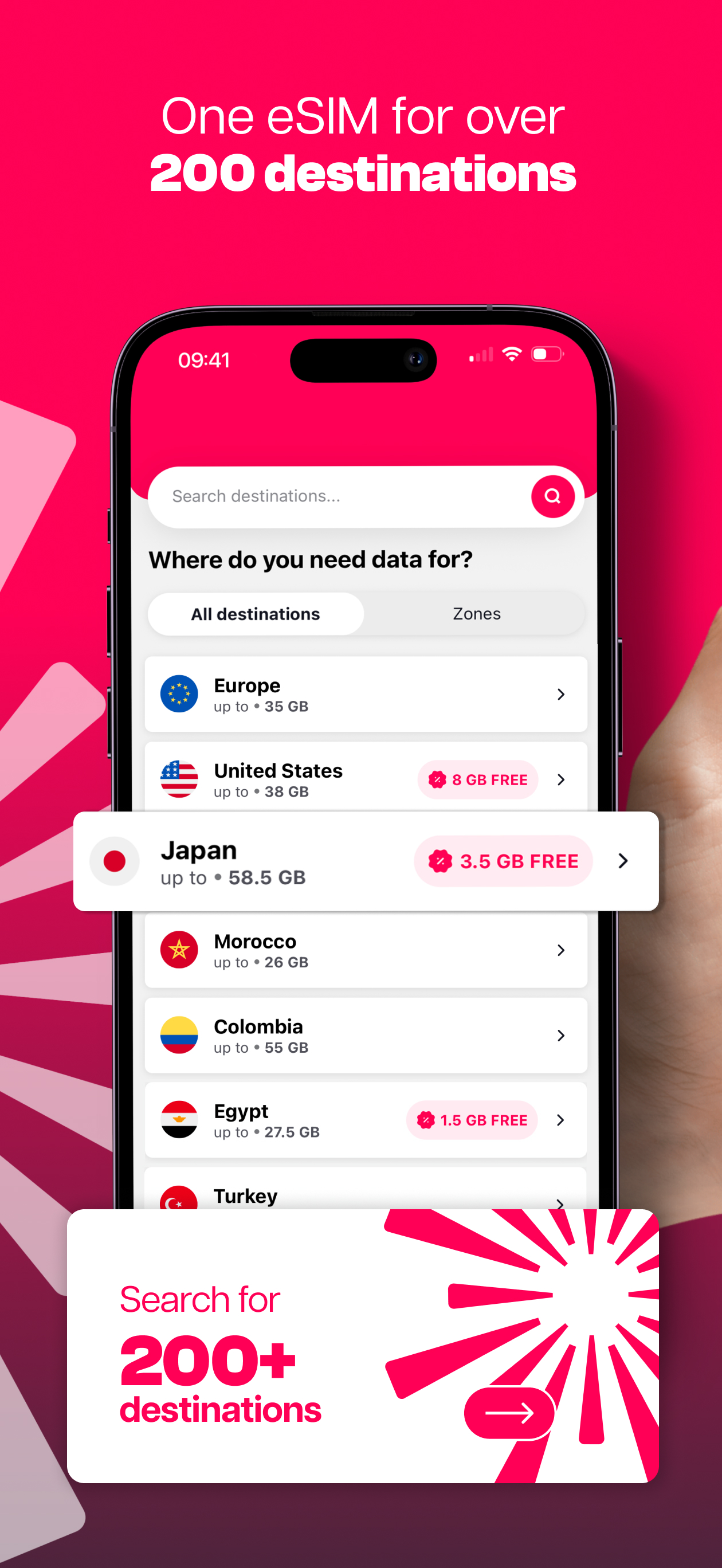 GoMoWorld: Travel eSIM screenshot 2