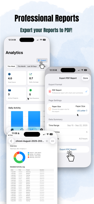 Chroni – Work Hours Tracker Screenshot 5 of 7