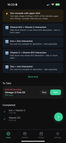 Supplement tracker - Capsuly Screenshot 2 of 10