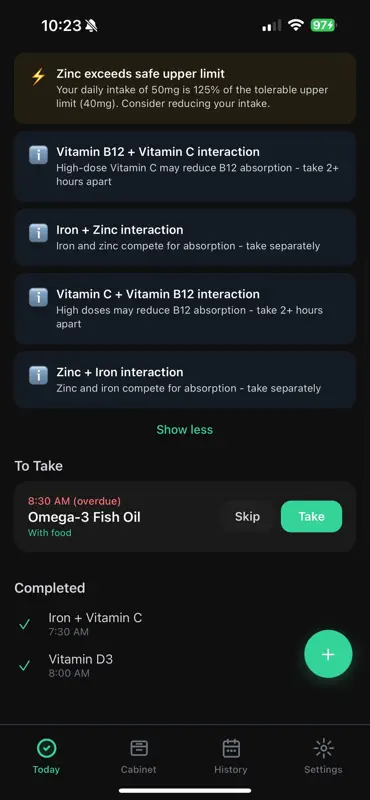 Supplement tracker - Capsuly screenshot 2 of 10