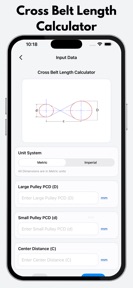 Belt Length Calculator Pro screenshot