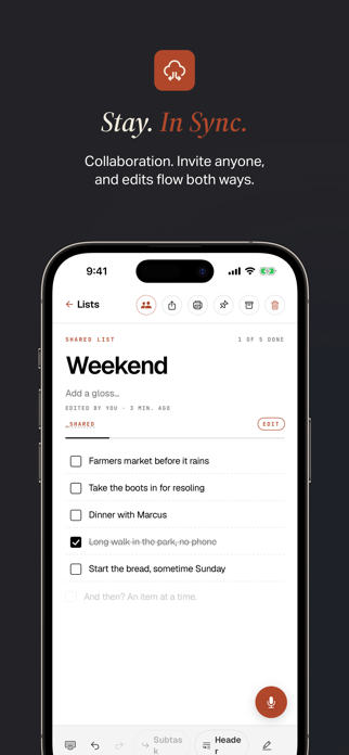 Ink: Notes, Lists & To-Dos Screenshot 9 of 10