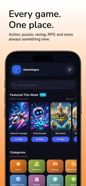 Gametegra – Infinite Games screenshot 1