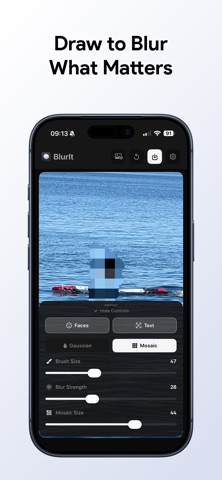 Blur It - Face & Text Blur screenshot