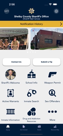 Shelby Co. Sheriff’s Office IA iPhone screenshot