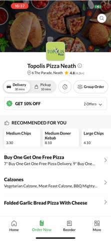 Topolis Pizza Neath Screenshot 2 of 4