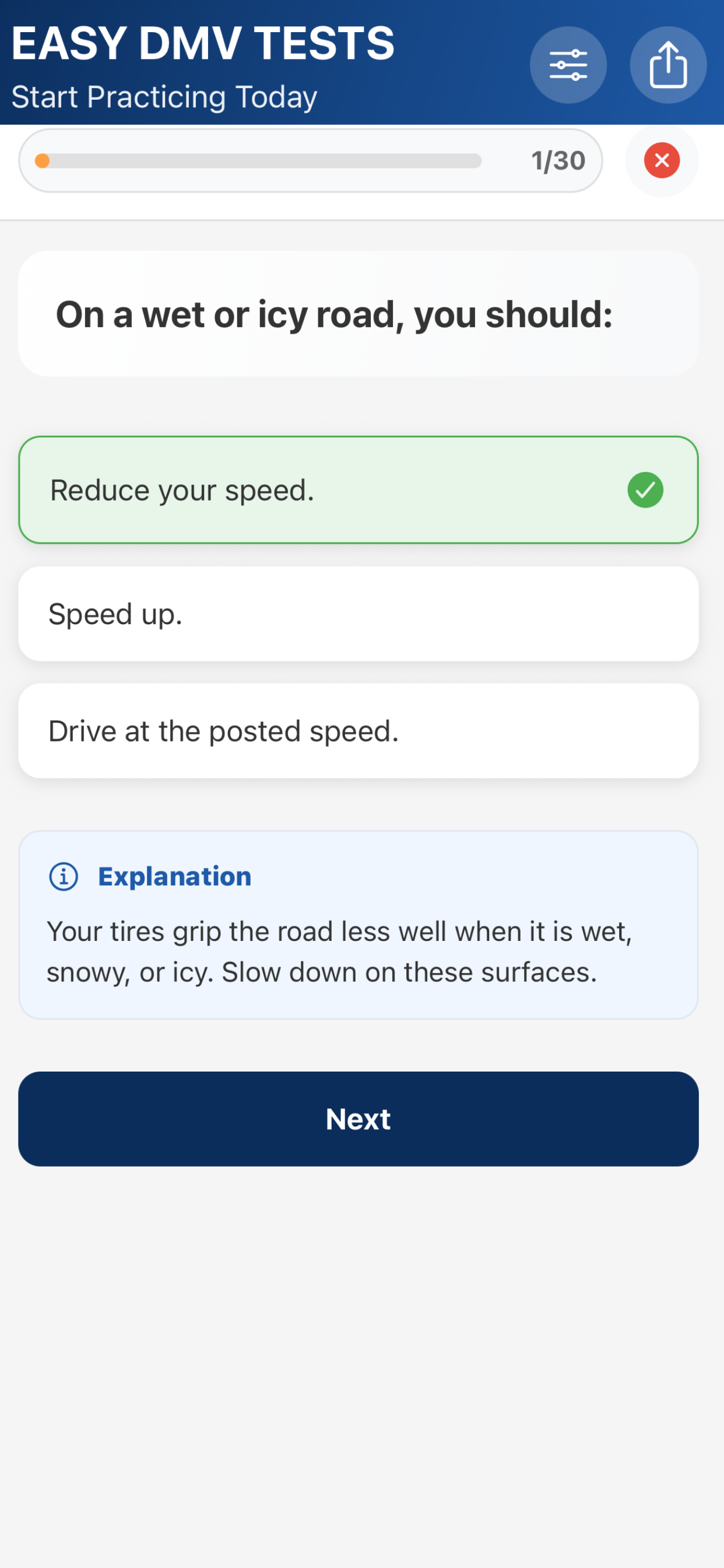 DMV Practice Test – Easy Prep screenshot 4