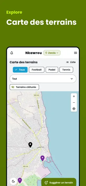 Nkawrou - Soccer in Tunisia screenshot 4