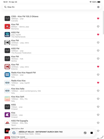 Sveriges Radio Play iPad screenshot 1