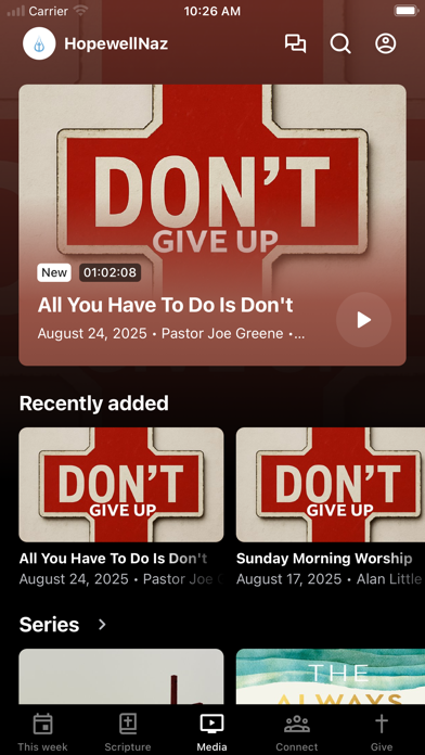 App screenshot