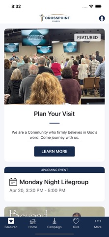 Crosspoint Jonesborough app screenshot