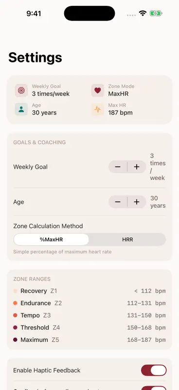 RunnersHeart screenshot 6 of 6