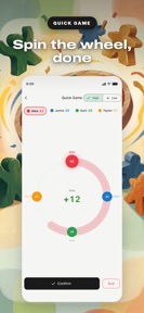 Tabletop Game Score Tracker screenshot