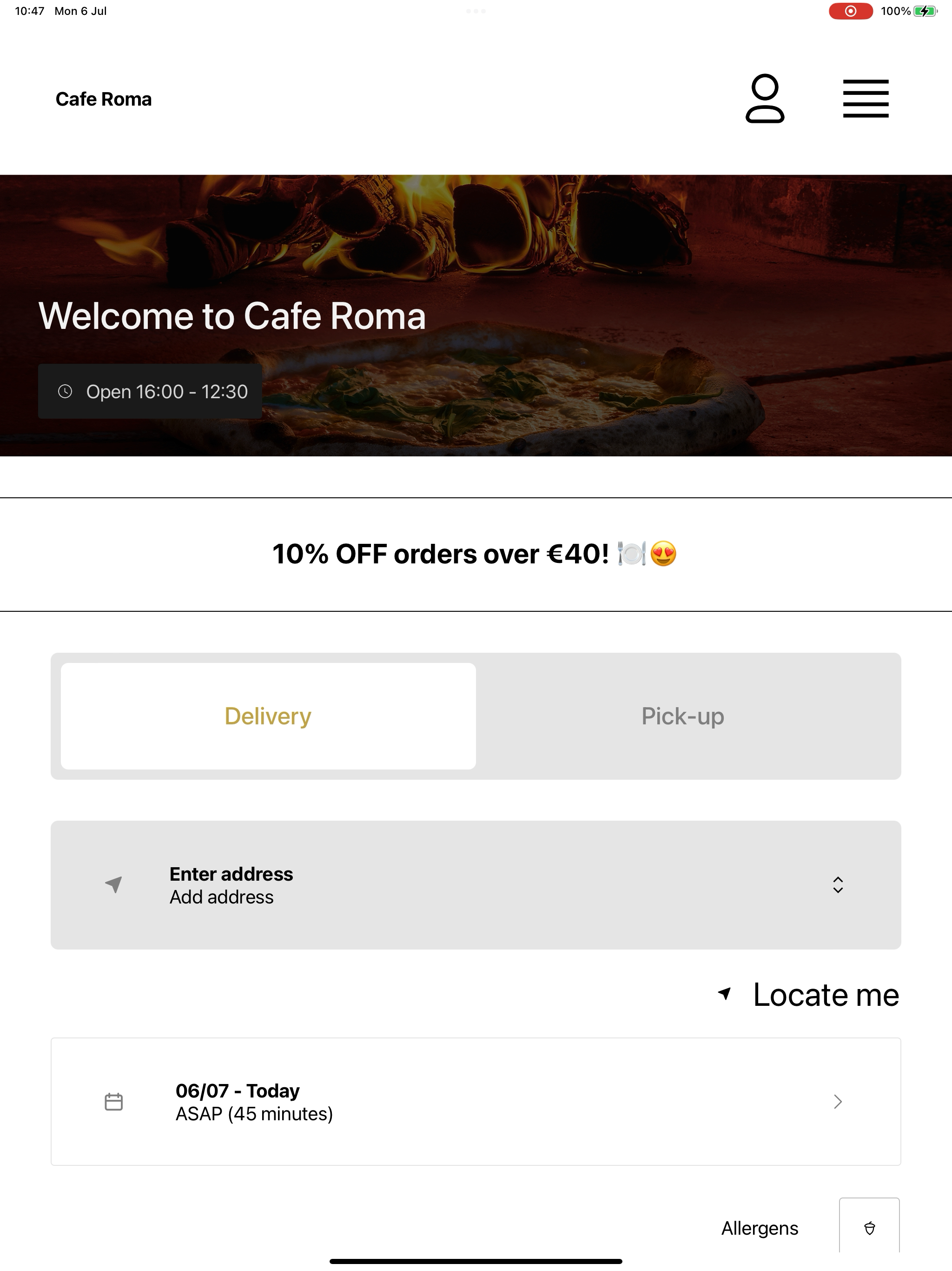 Cafe Roma screenshot 10