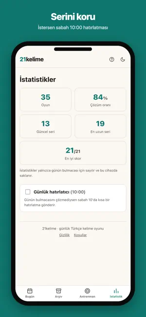 21kelime: Günlük Kelime Oyunu screenshot 4