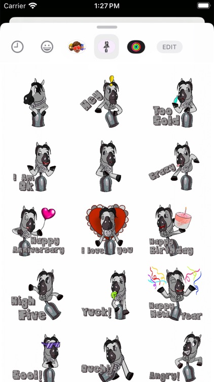 Stali Hunk Horse Stickers screenshot-6