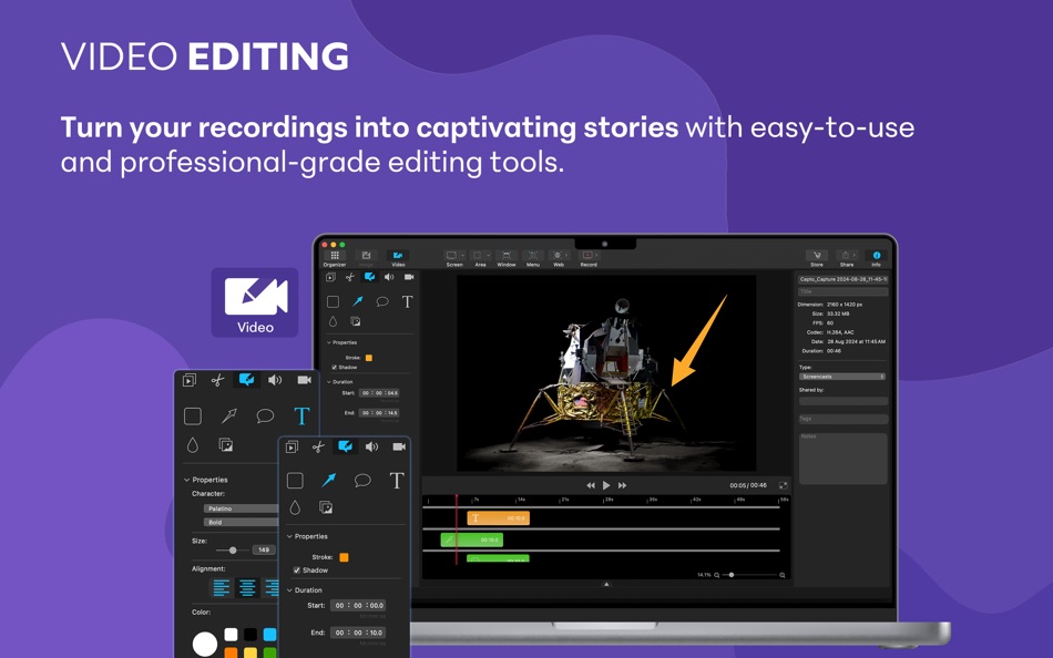 #4. Capto:Screen Capture& Recorder (macOS) Ved: Global Delight Technologies Pvt. Ltd