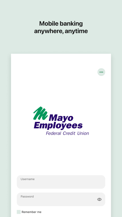 Mayo Employees FCU Screenshot