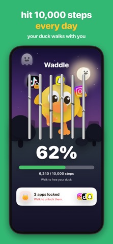 Waddle: Walk More, Scroll Less Screenshot 1 of 7