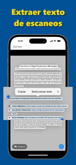 Captura de pantalla de Escáner PDF App: Page Lens en iPhone 1