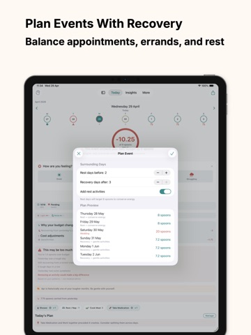 Metered: Energy Planner iPad screenshot