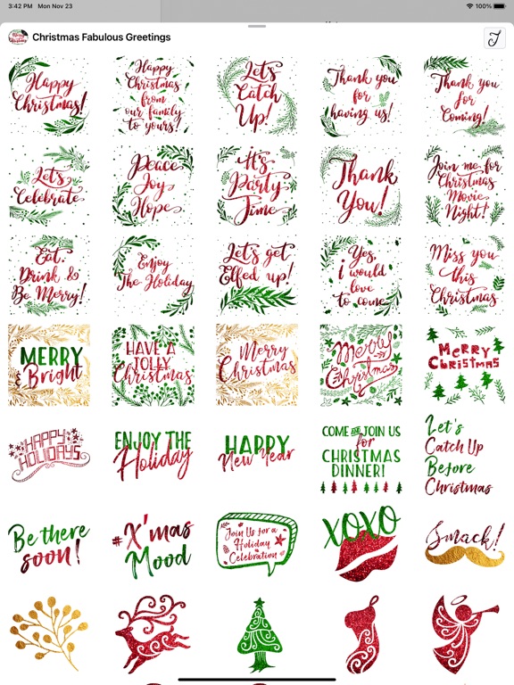 Screenshot #5 pour Christmas Fabulous Greetings