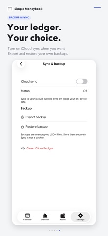 Simple Moneybook screenshot 5